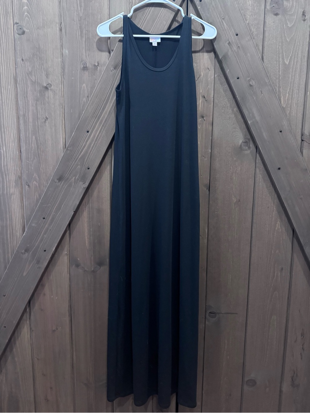 LuLaRoe Black Sleeveless Maxi Tank Dress